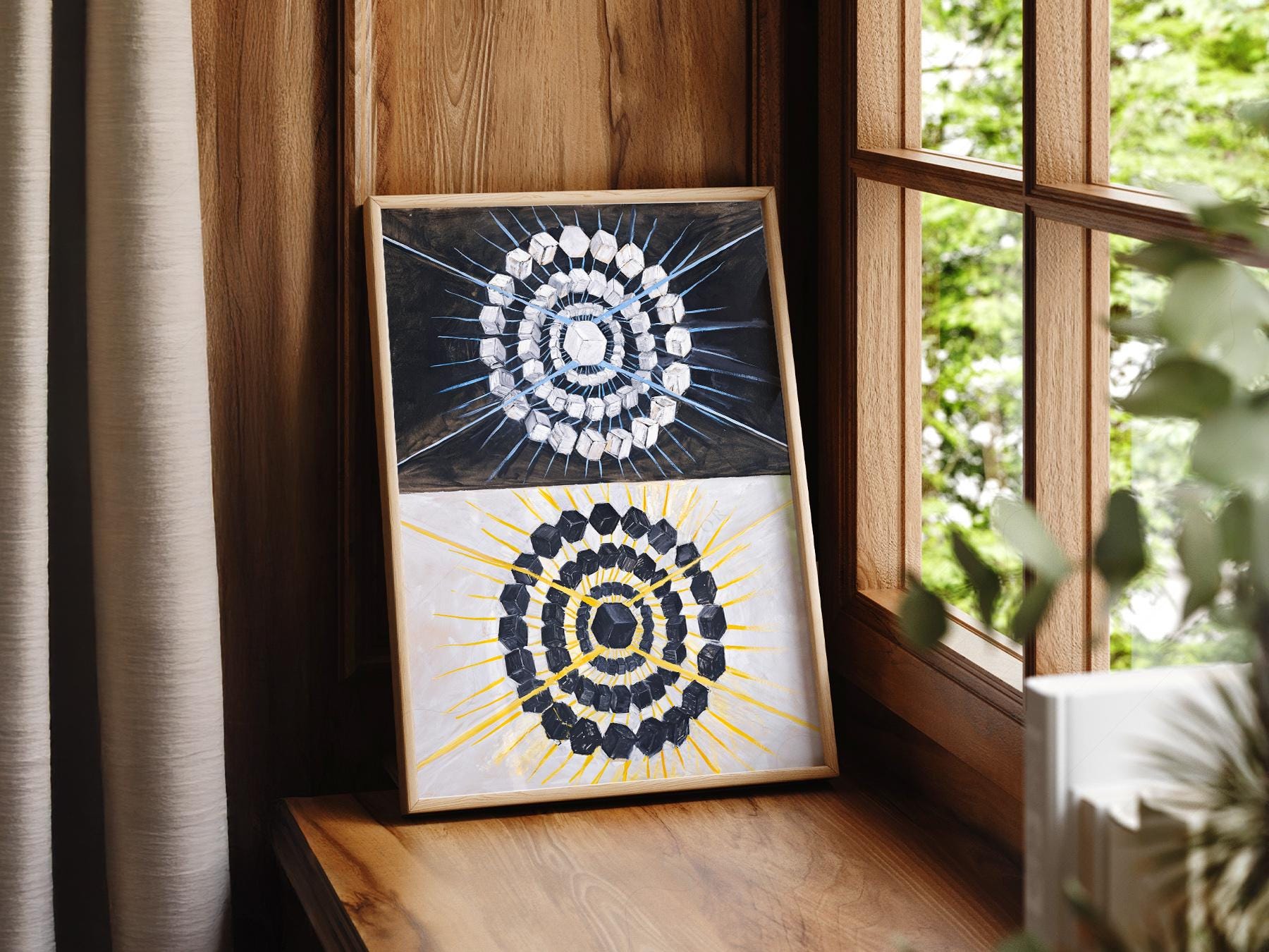 Hilma af Klint Swan Print – Abstract Geometric Wall Art Poster