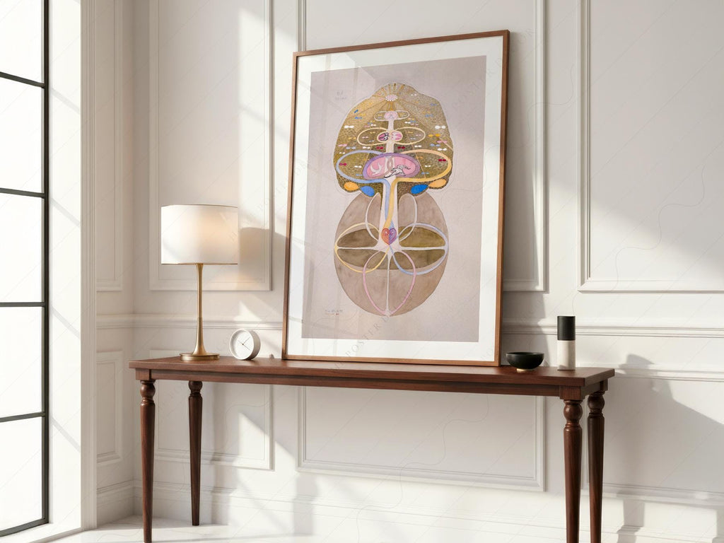 Hilma af Klint Tree of Knowledge Print – Mystical Abstract Wall Art