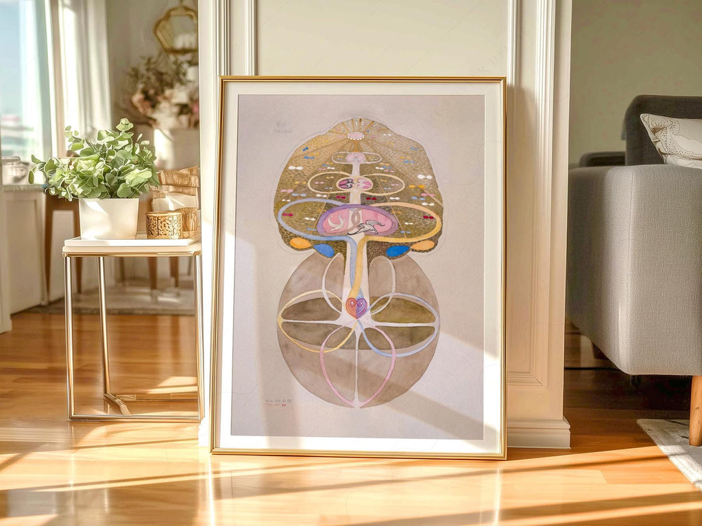 Hilma af Klint Tree of Knowledge Print – Mystical Abstract Wall Art