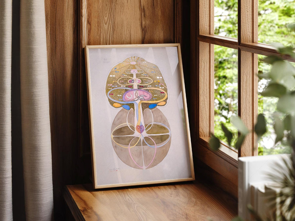 Hilma af Klint Tree of Knowledge Print – Mystical Abstract Wall Art