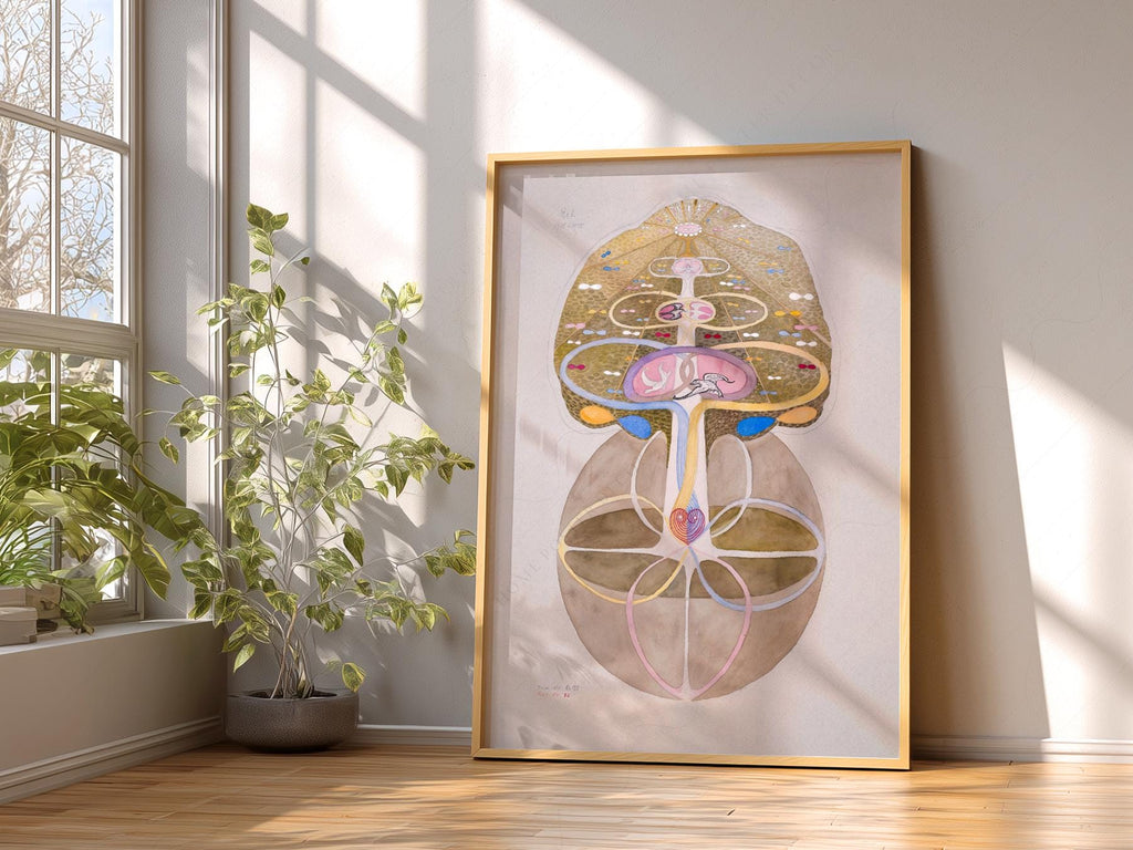 Hilma af Klint Tree of Knowledge Print – Mystical Abstract Wall Art