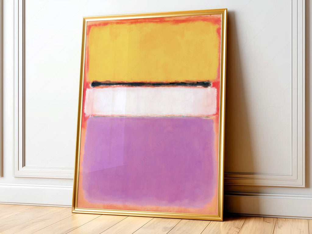Mark Rothko White Center Art Print – Abstract Expressionist Wall Decor