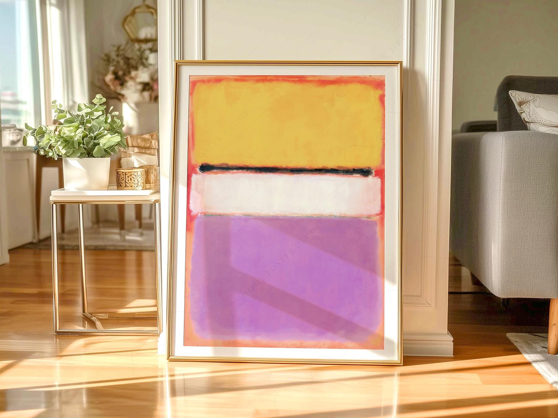 Mark Rothko White Center Art Print – Abstract Expressionist Wall Decor