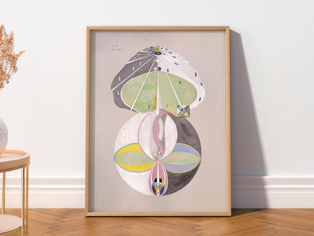 Hilma af Klint Tree of Knowledge Art Print – Spiritual Abstract Wall Art