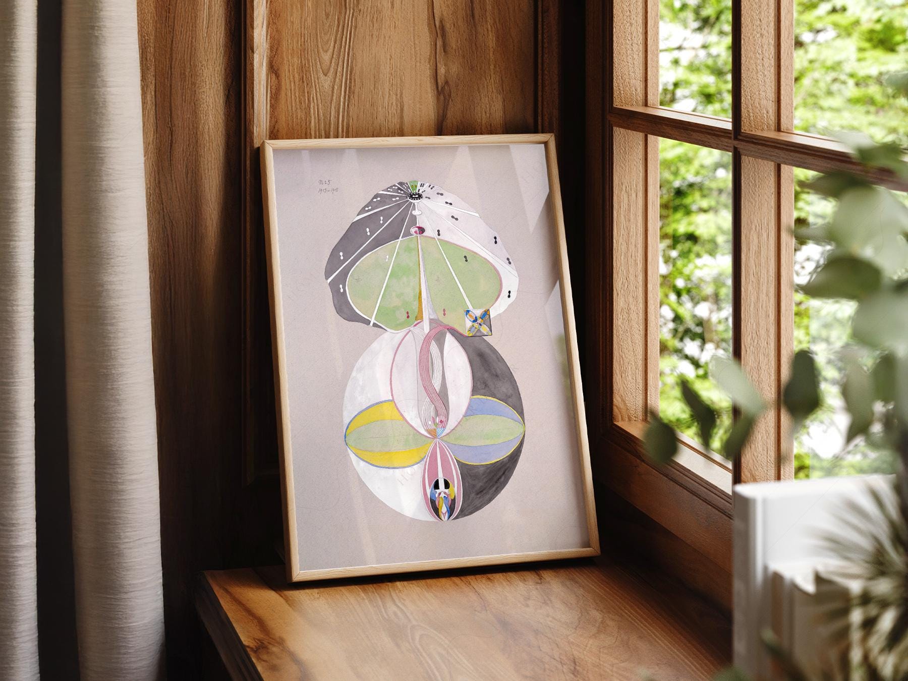 Hilma af Klint Tree of Knowledge Art Print – Spiritual Abstract Wall Art