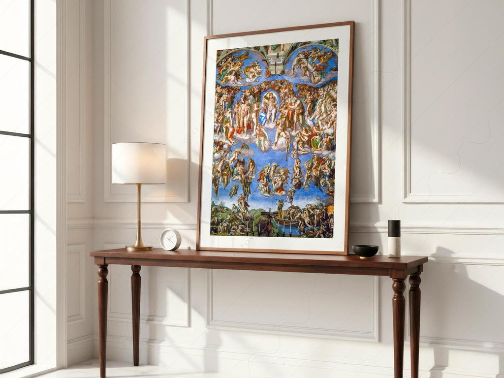 Michelangelo The Last Judgment Art Print – Renaissance Masterpiece Poster