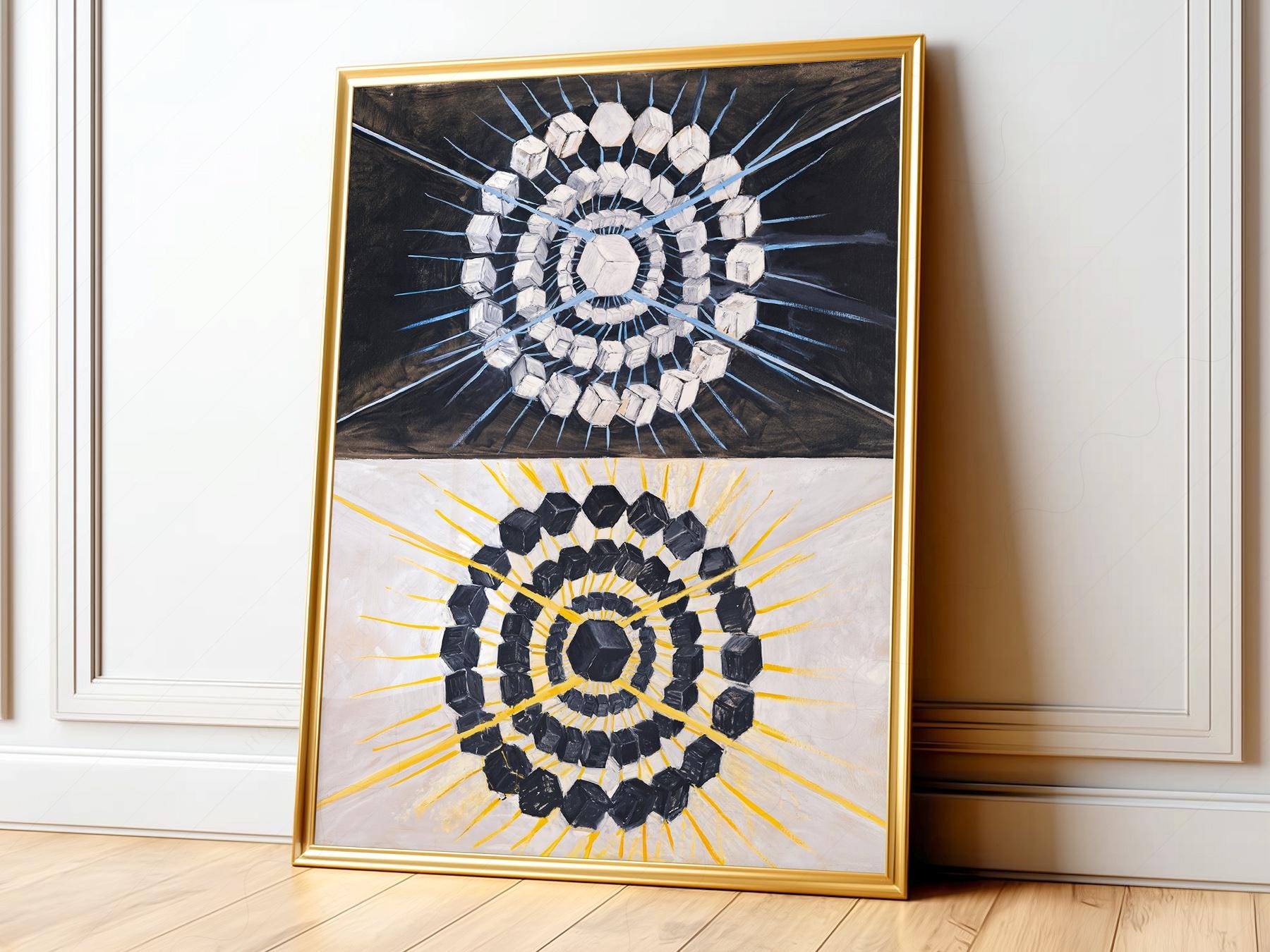 Hilma af Klint Swan Print – Abstract Geometric Wall Art Poster