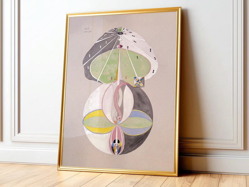 Hilma af Klint Tree of Knowledge Art Print – Spiritual Abstract Wall Art