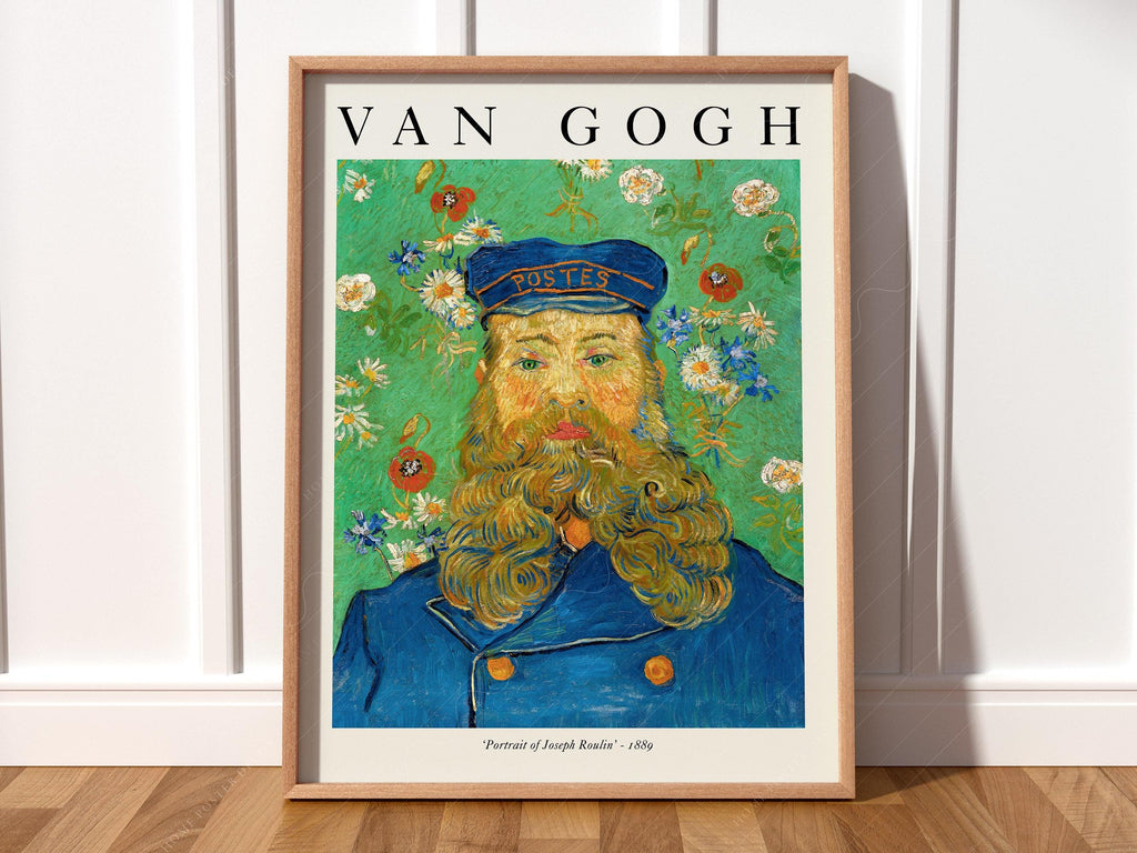 Van Gogh Portrait of Joseph Roulin Art Print – Famous Painting Wall Decor