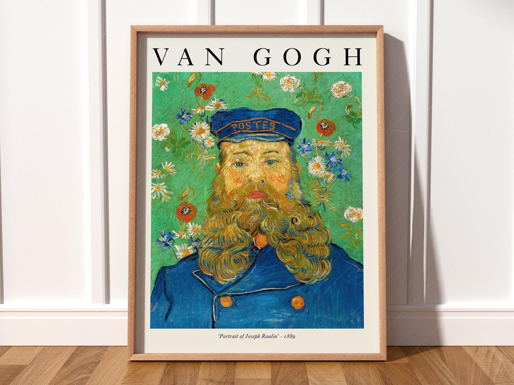 Van Gogh Portrait of Joseph Roulin Art Print – Famous Painting Wall Decor