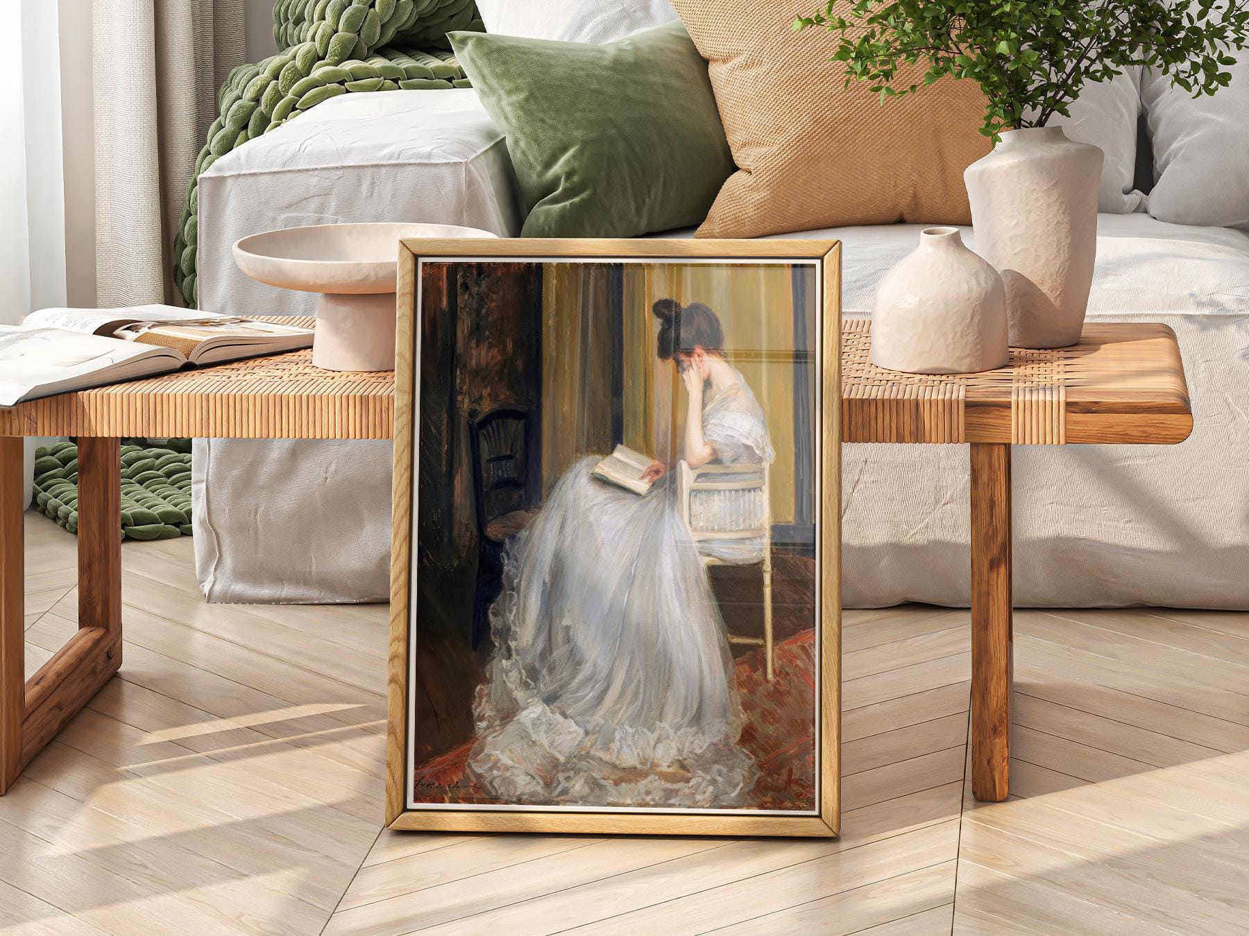 Jacques Émile Blanche The Reader Art Print – Dark Academia Wall Decor