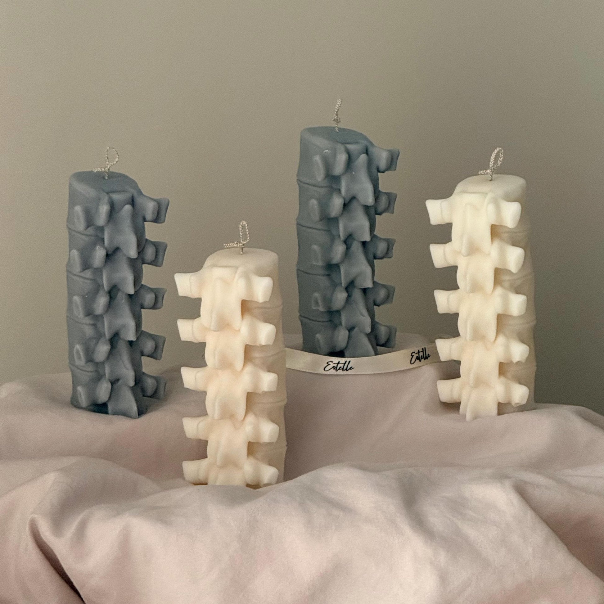 Spine Sculptural Candle| Halloween Spooky Soy Wax Decor