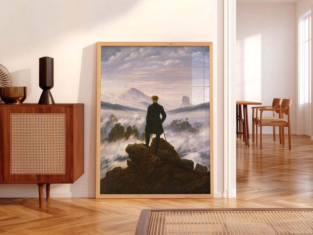 Caspar David Friedrich Wanderer, Above the Sea of Fog Print