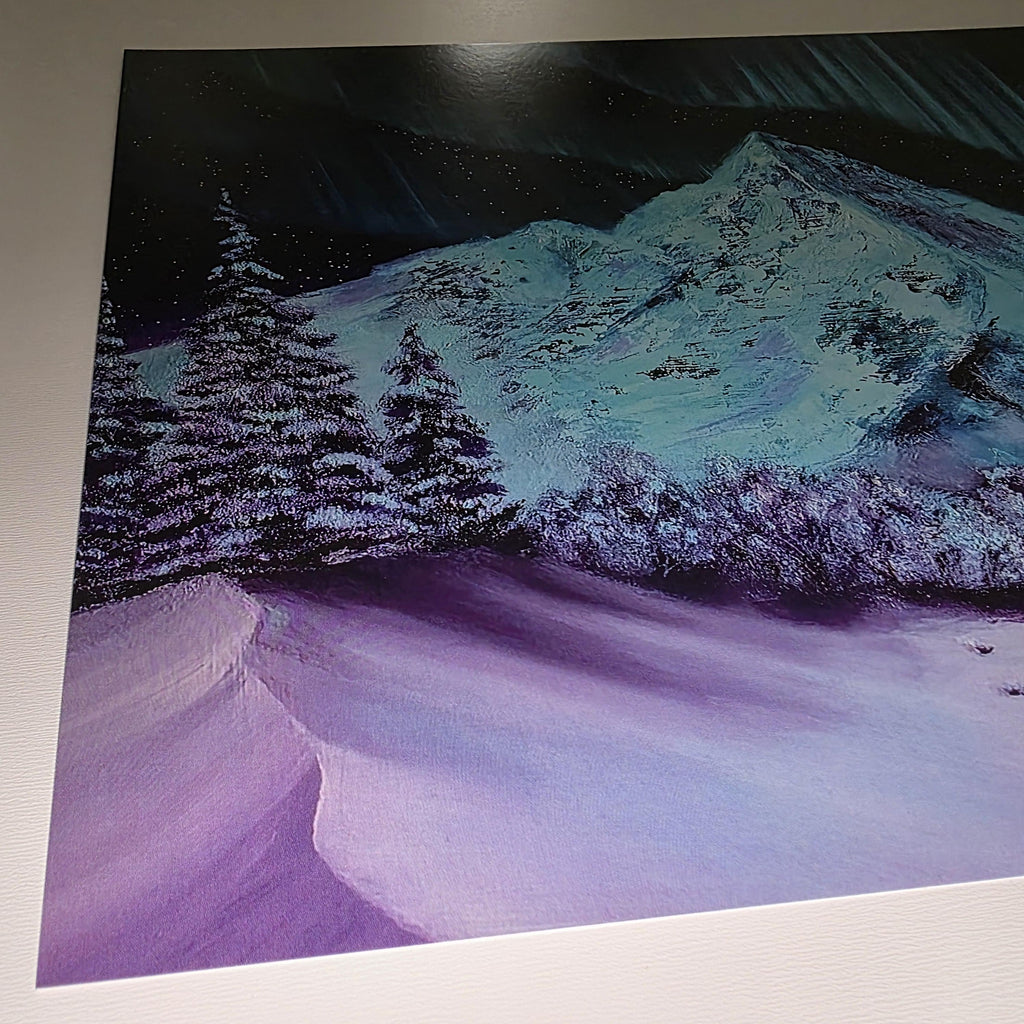 Fantasy Northern Lights Art Print - 12" x 16" Dungeons and Dragons Inspired Artwork 10