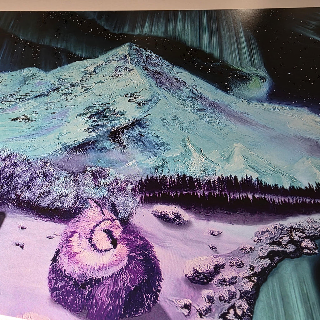 Fantasy Northern Lights Art Print - 12" x 16" Dungeons and Dragons Inspired Artwork 8