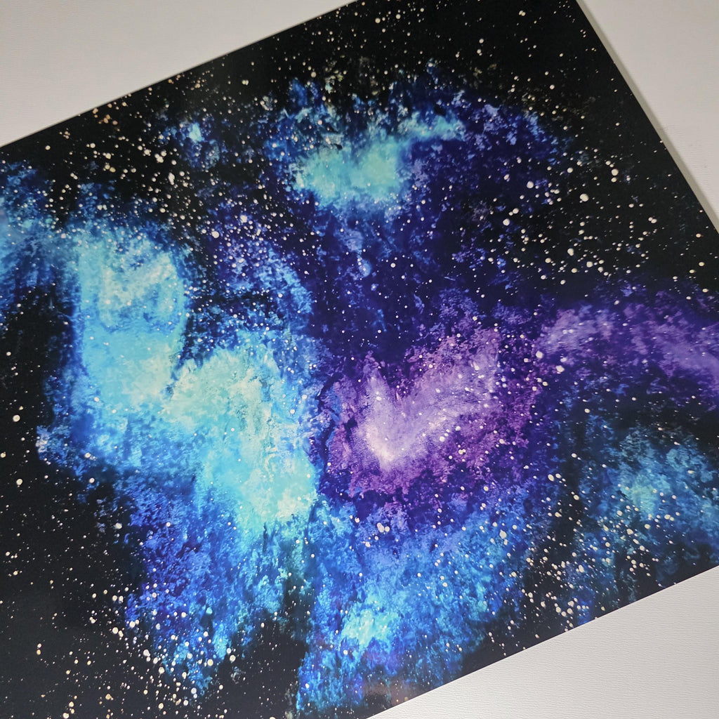 Galaxy Art Print "Stardust" - 12" x 16" Nebula Wall Art