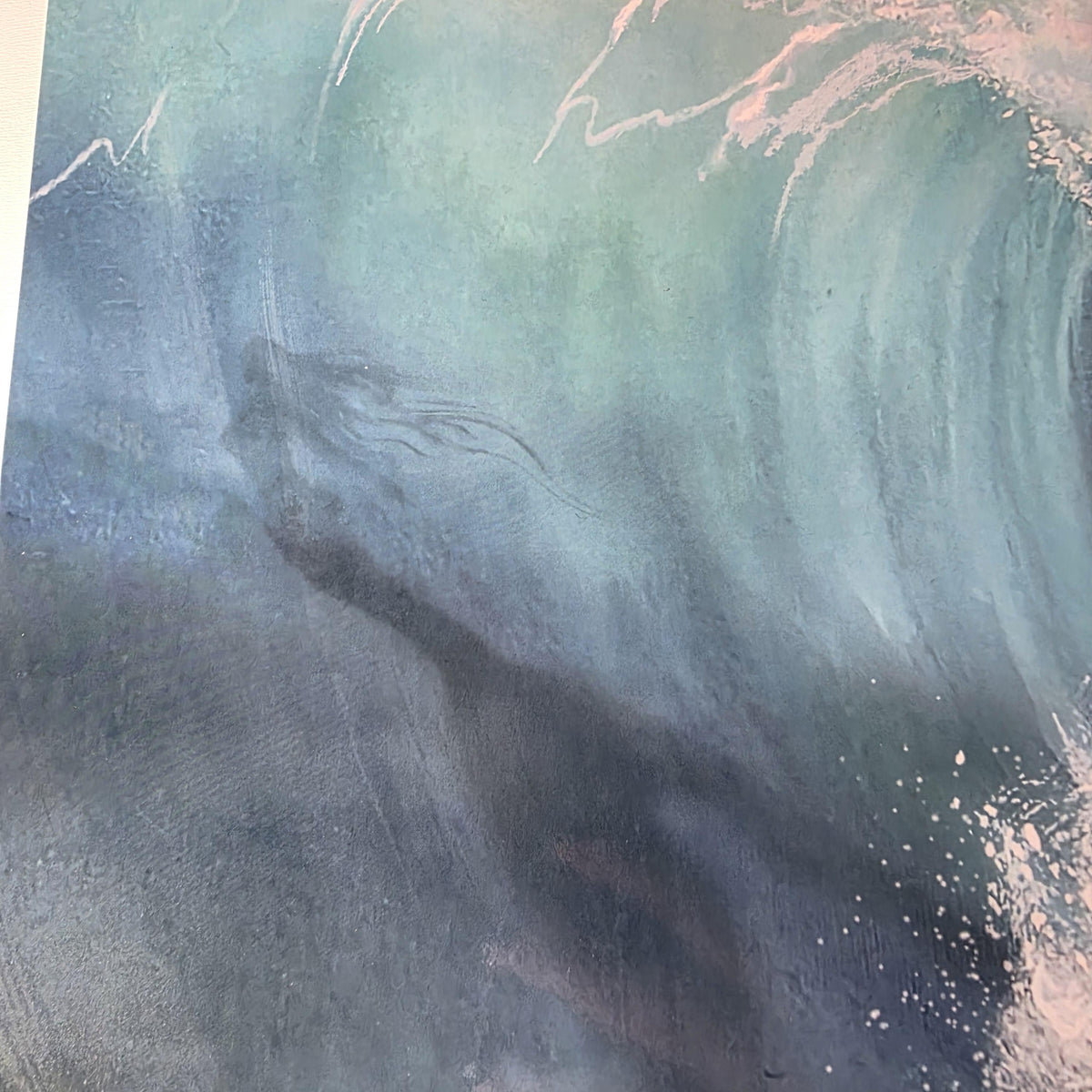 Mermaid Wave Art Print "Serenity" - 12" x 16" Ocean Wall Art 5