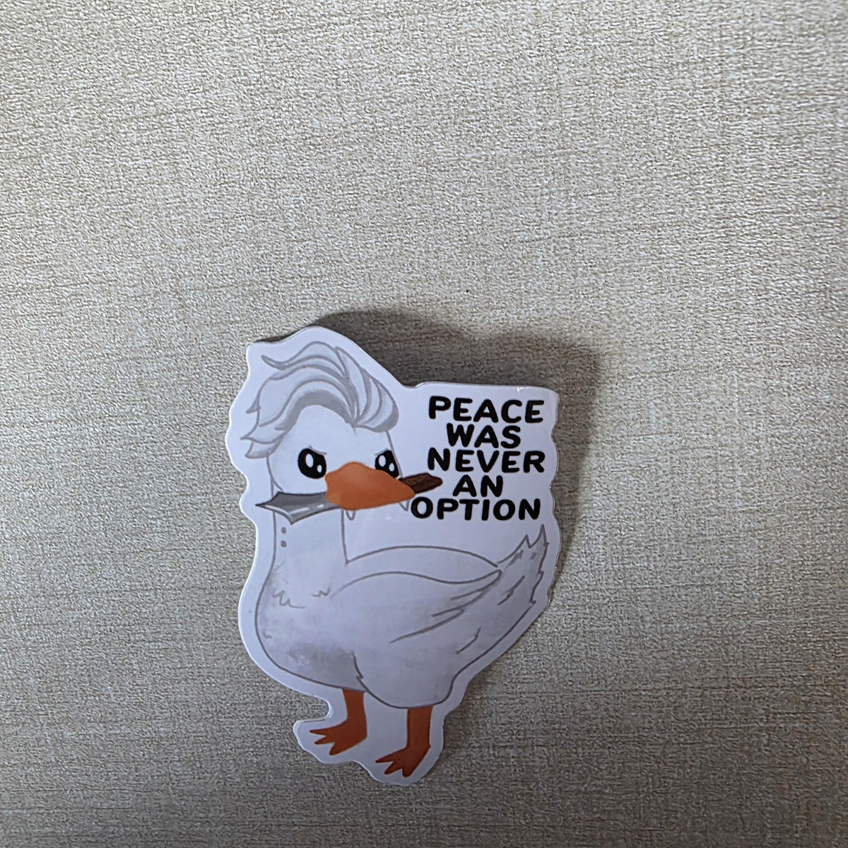 Silly Goose Sticker, Goosetarion Art, Funny Laptop Decal (3" Glossy Finish) 11