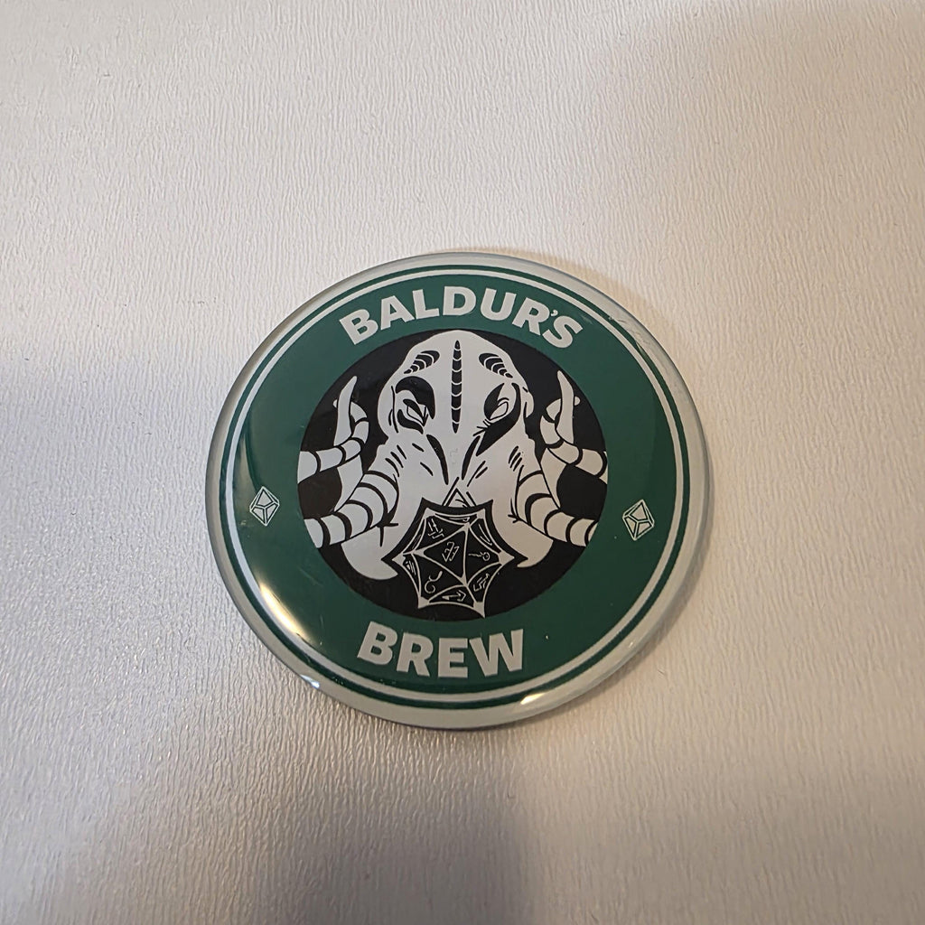 Baldur's Brew Magnet – Dungeons and Dragons Inspired Coffee Art (2.5 Inch) 7
