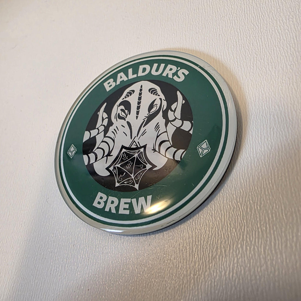 Baldur's Brew Magnet – Dungeons and Dragons Inspired Coffee Art (2.5 Inch) 11