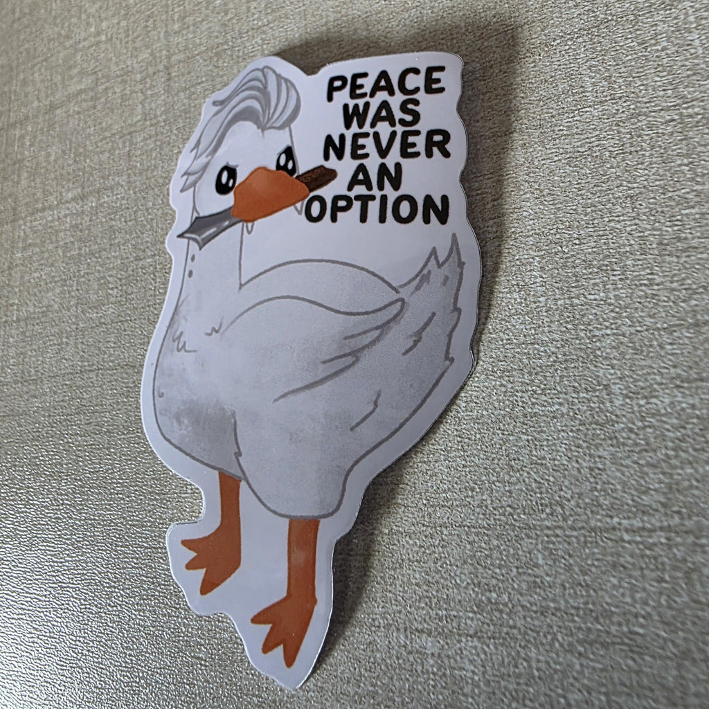 Silly Goose Sticker, Goosetarion Art, Funny Laptop Decal (3" Glossy Finish) 10
