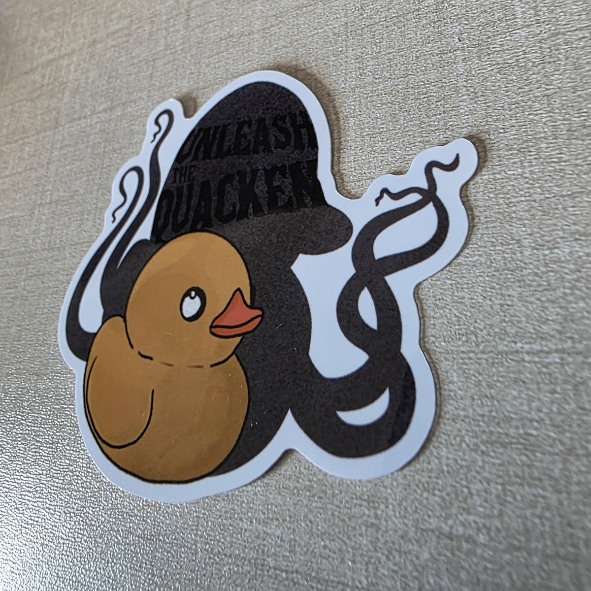 Rubber Duck Kraken Sticker – Unleash the Quacken! Glossy Finish, Water Resistant Art (3") 8