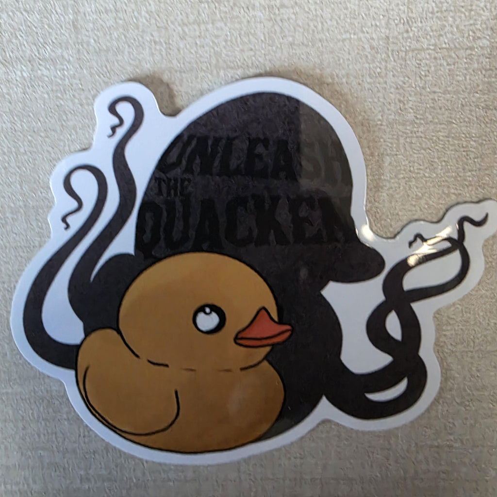 Rubber Duck Kraken Sticker – Unleash the Quacken! Glossy Finish, Water Resistant Art (3") 10