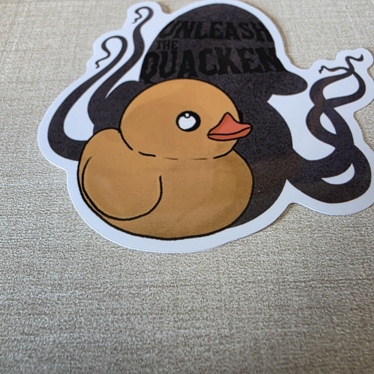 Rubber Duck Kraken Sticker – Unleash the Quacken! Glossy Finish, Water Resistant Art (3") 9