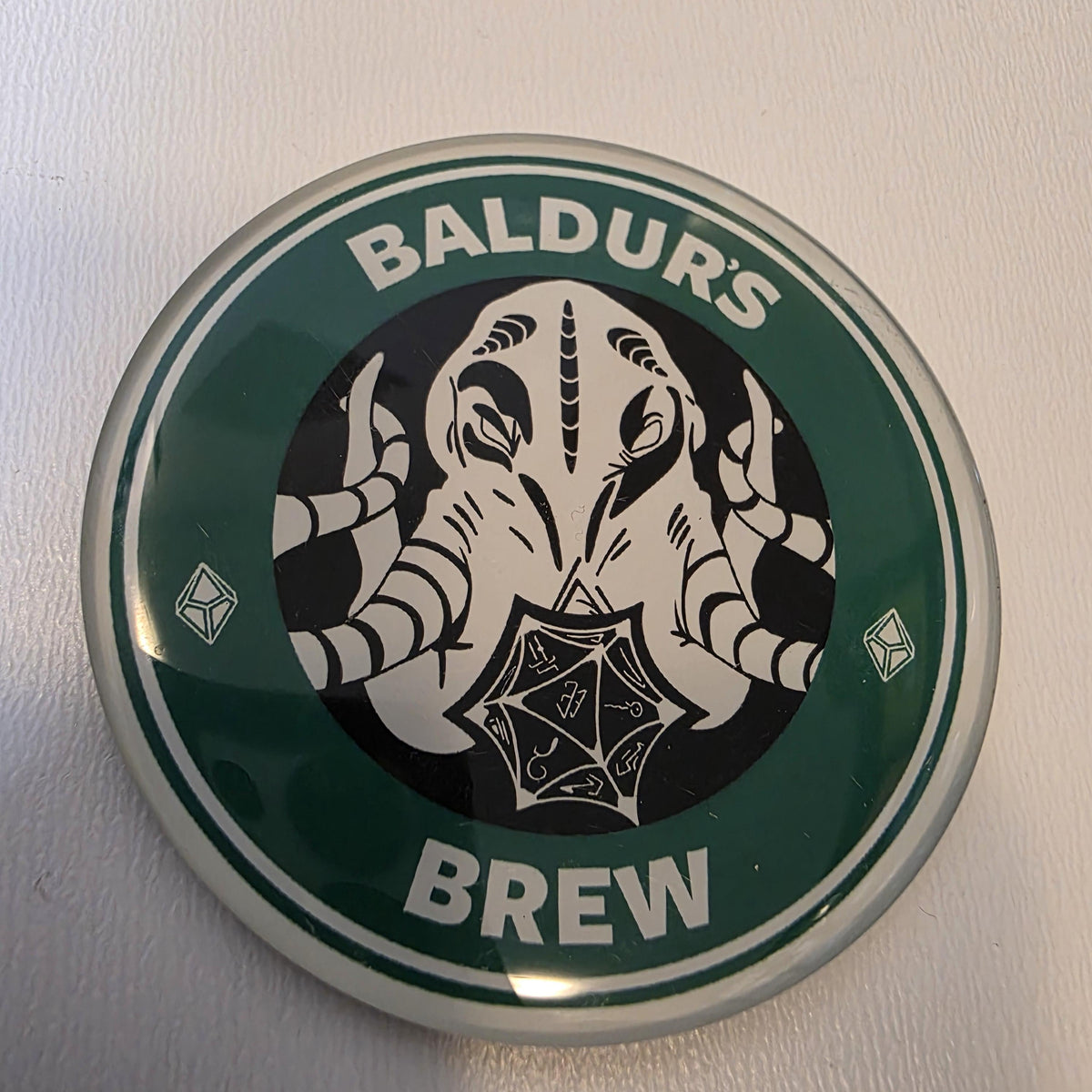 Baldur's Brew Magnet – Dungeons and Dragons Inspired Coffee Art (2.5 Inch) 8