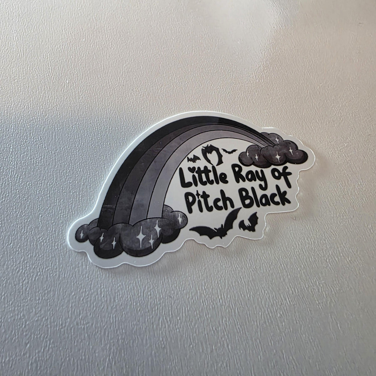 Little Ray of Pitch Black Sticker (3" Glossy Finish) 7