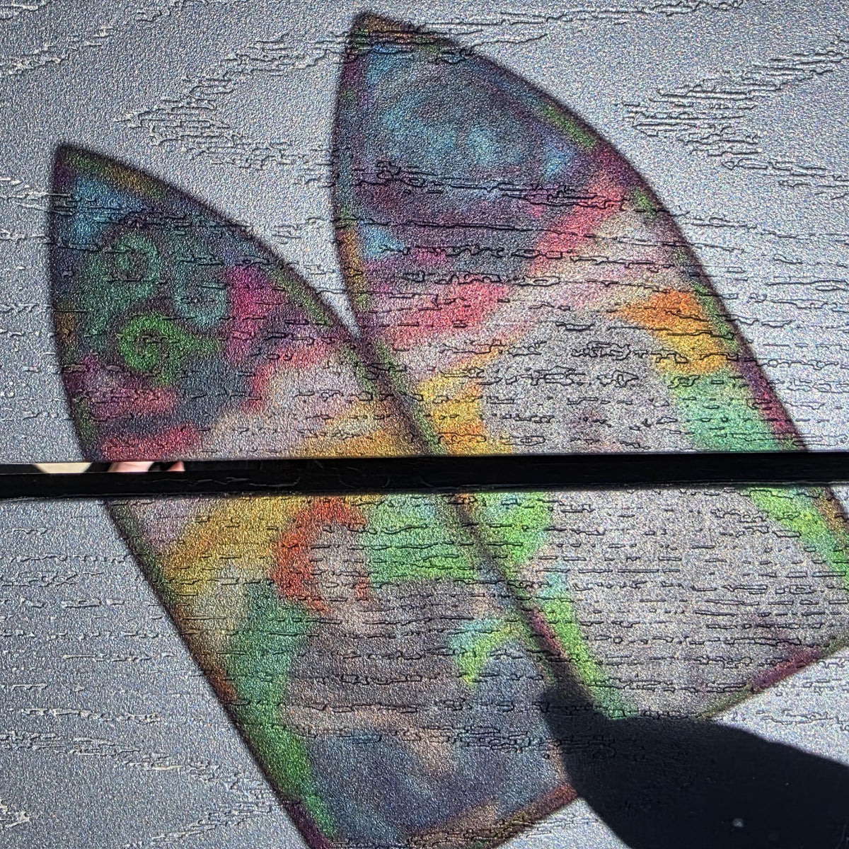 Iron Druid Chronicles Stained Glass Style Bookmark: Atticus and Oberon. Officially Licensed and Handmade. 20