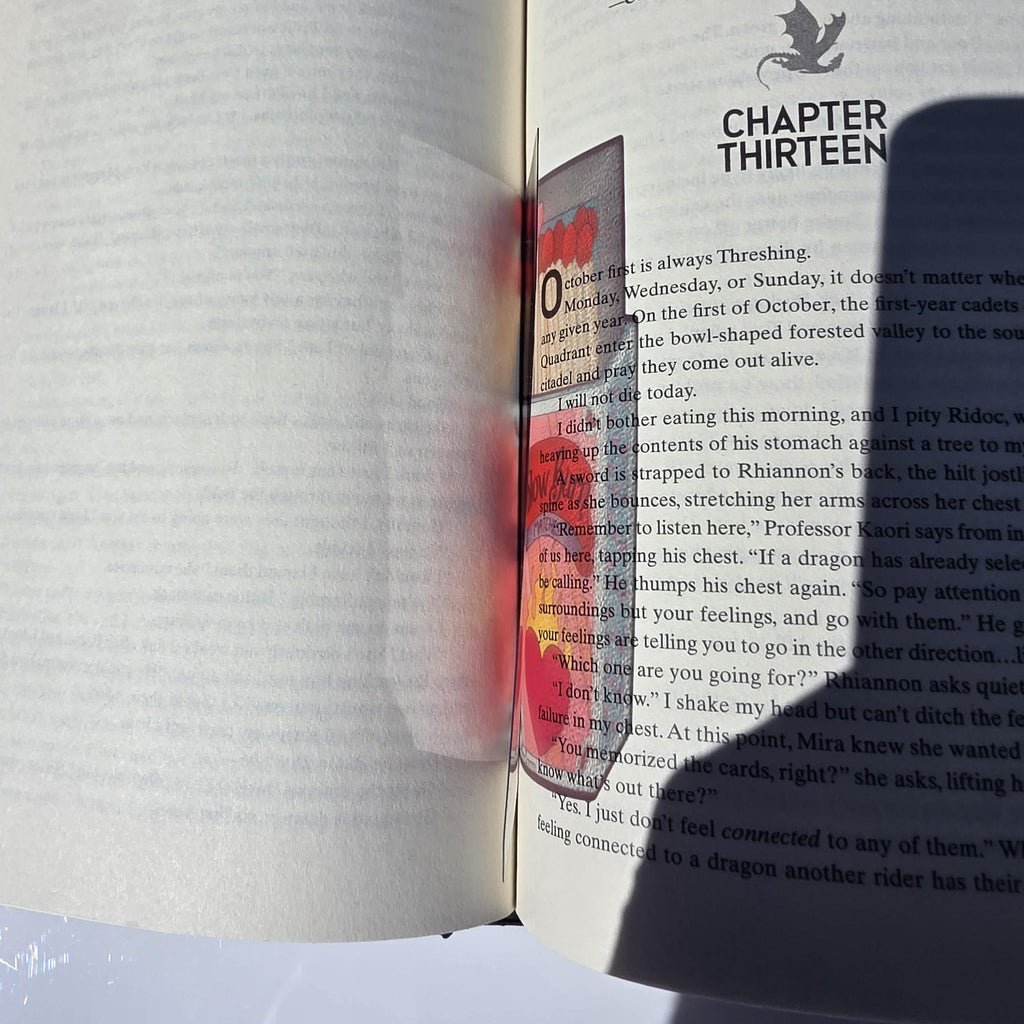 Slow Burn Matches: Stained Glass Style Bookmark. For romance and romantasy lovers! Handmade with Holographic Art 2