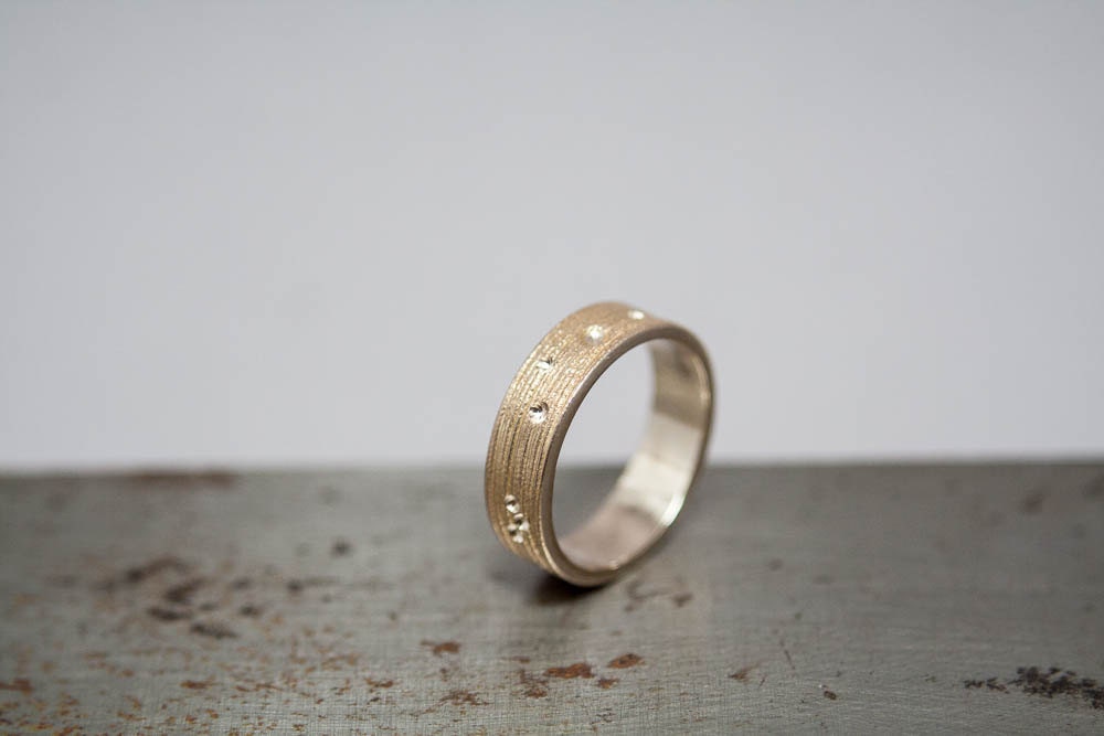 Bague en bronze pour homme • Taille 9,75 • Cadeau d'anniversaire en bronze pour lui