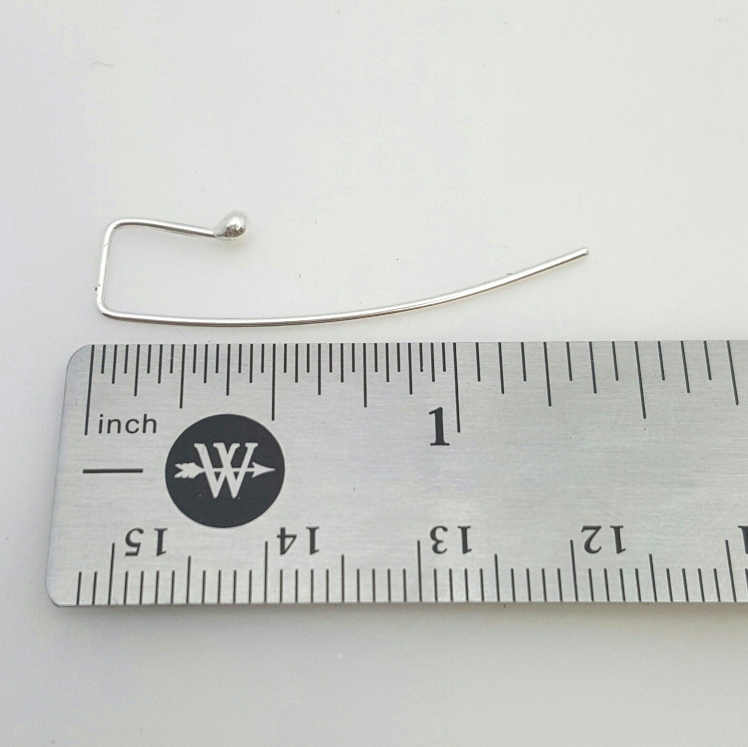 Argentium Silver Geometric Earrings: Modern Minimalist Wire Design