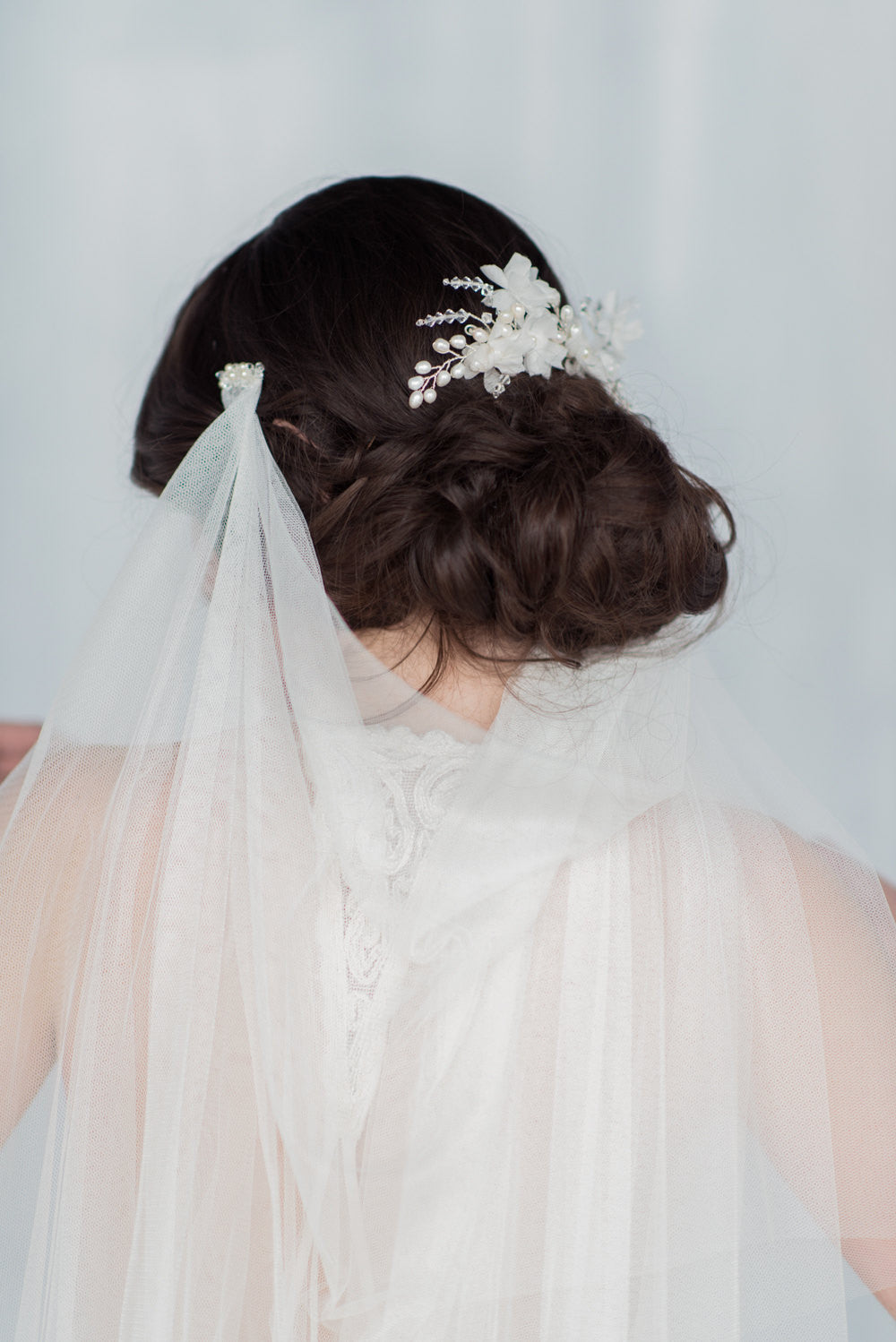 MARGARITE Draped Wedding Veil