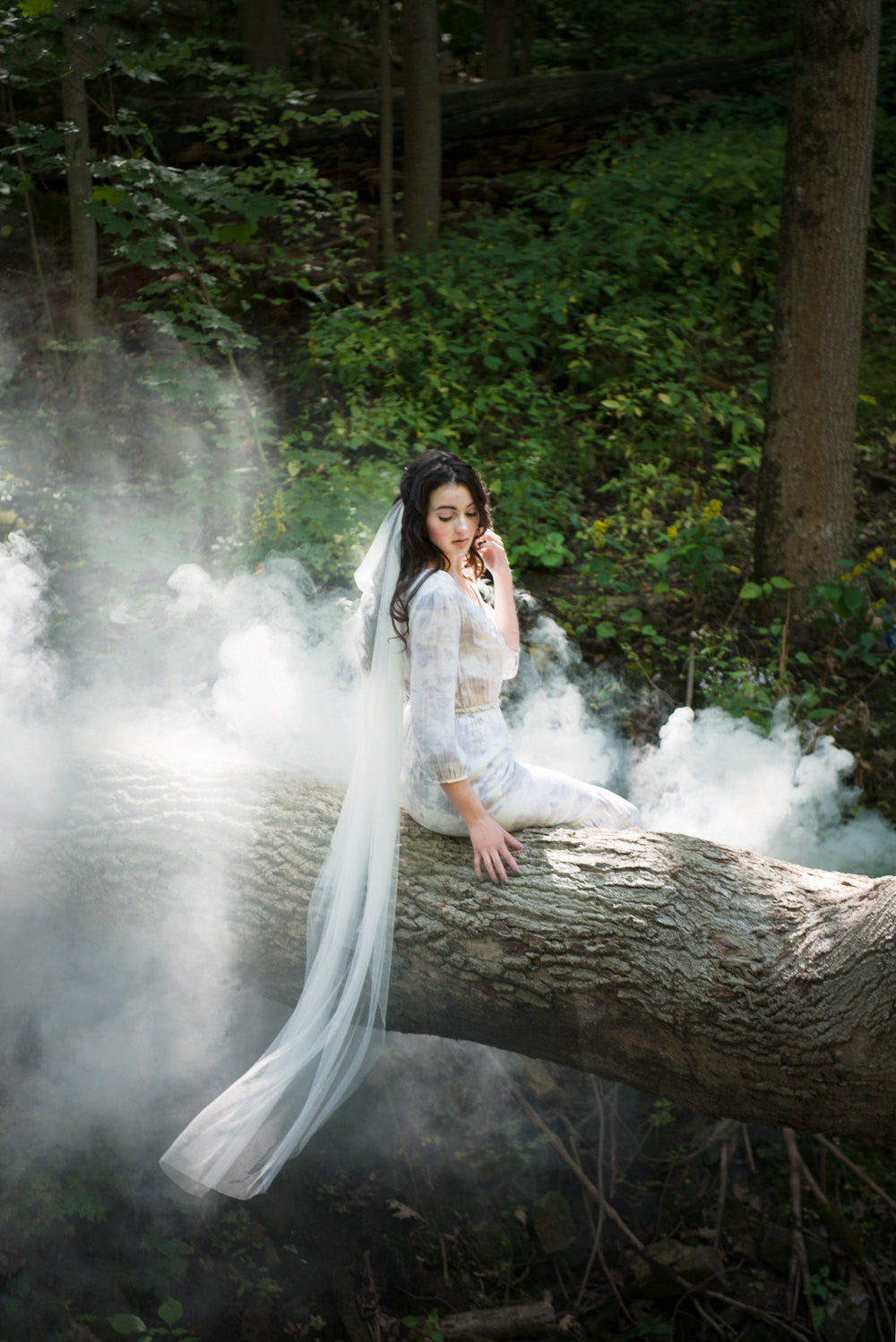 MARGARITE Draped Wedding Veil