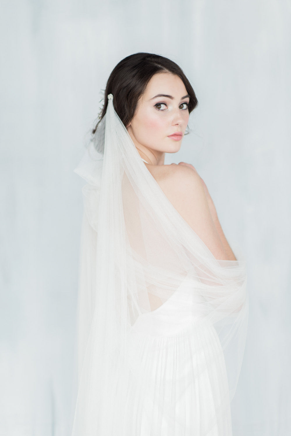 MARGARITE Draped Wedding Veil