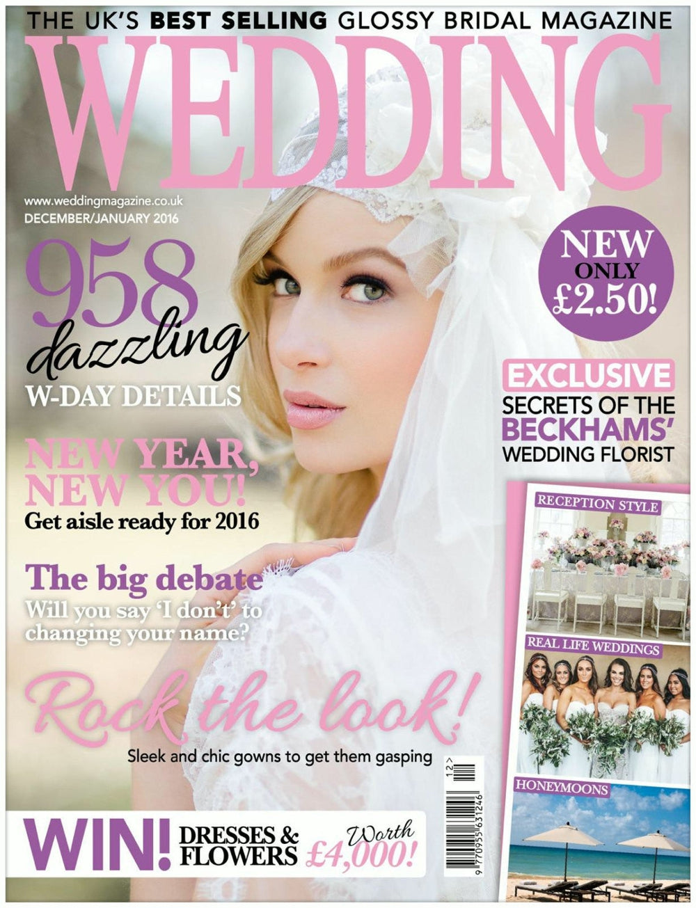 AURORA Beaded Juliet Cap Bridal Veil