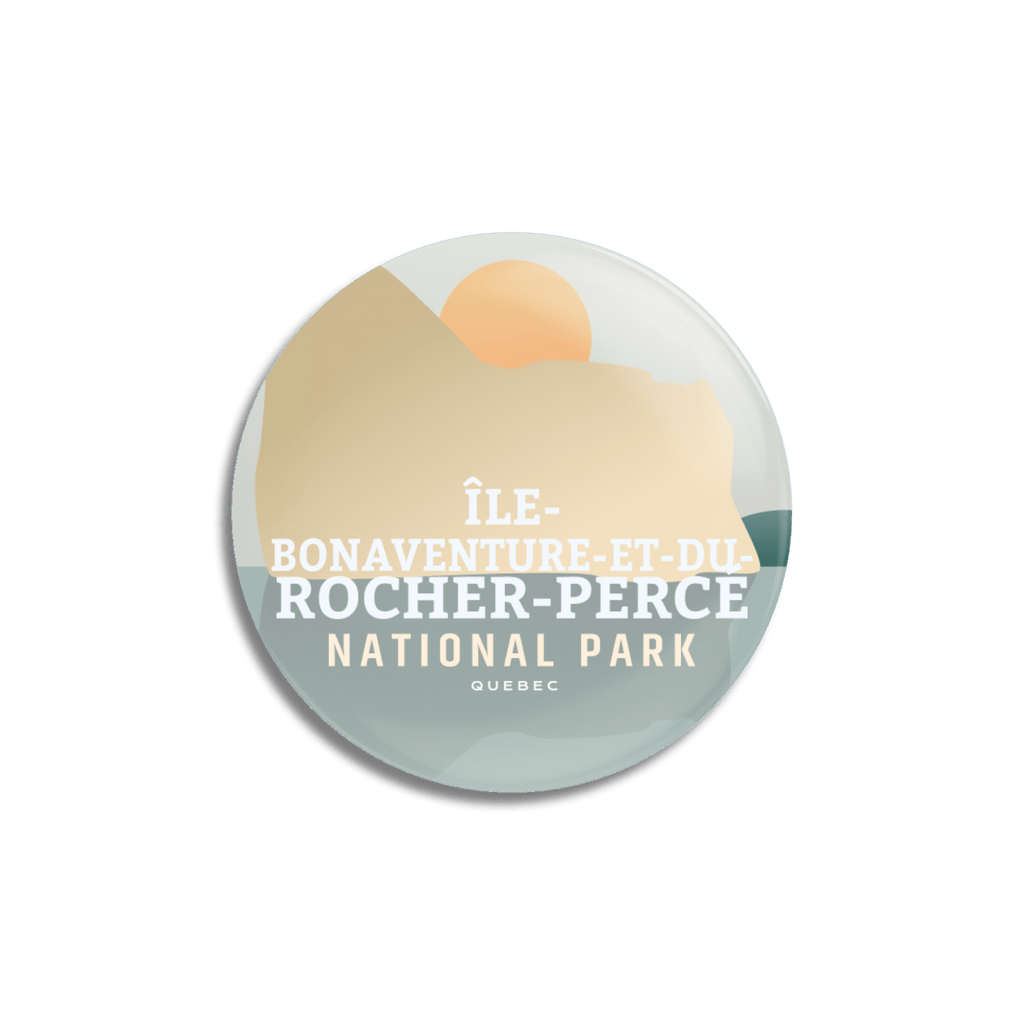 Île-Bonaventure-et-du-Rocher-Percé National Park of Quebec Pinback Button
