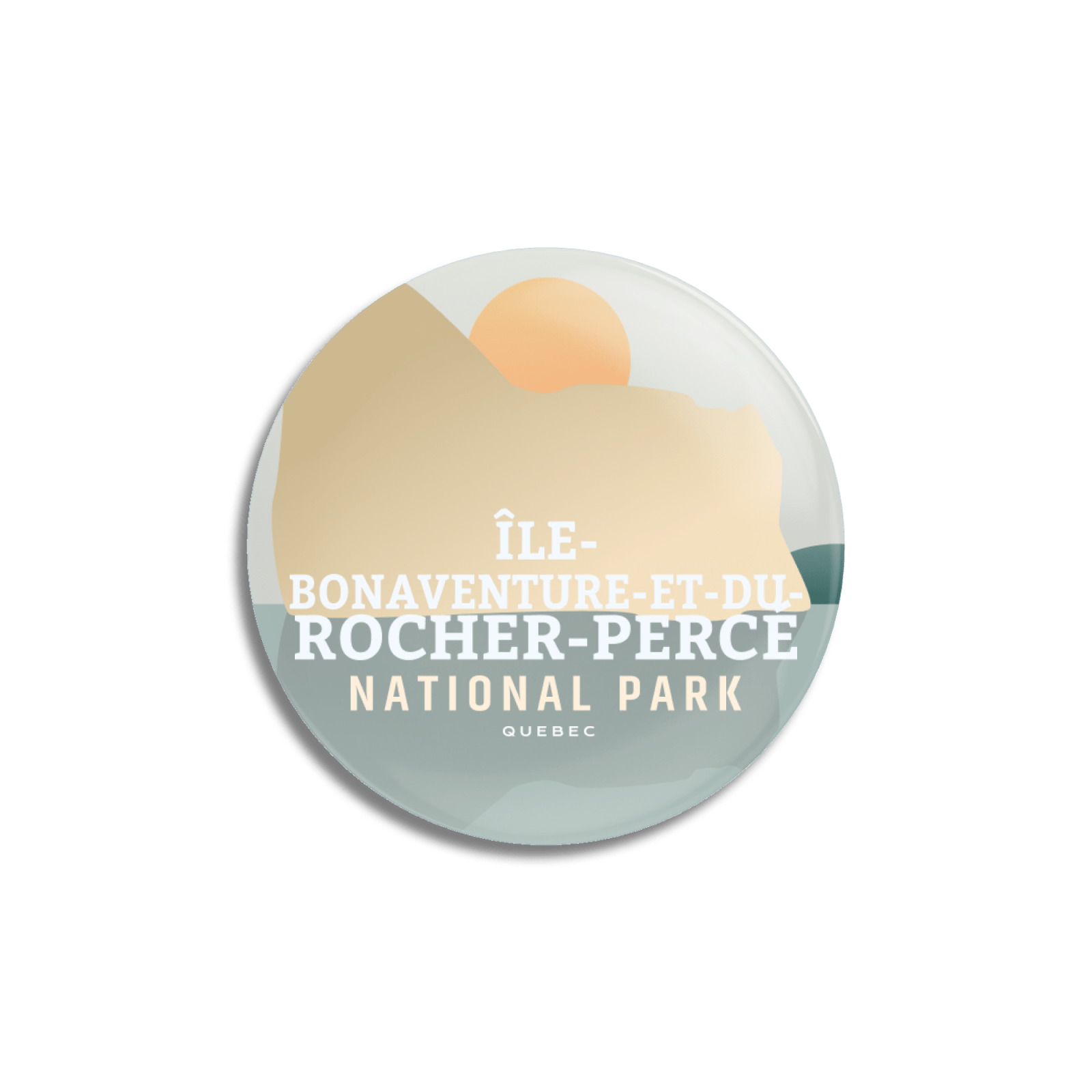 Île-Bonaventure-et-du-Rocher-Percé National Park of Quebec Pinback Button