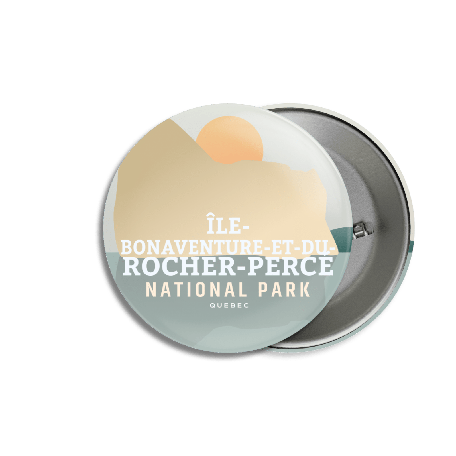 Île-Bonaventure-et-du-Rocher-Percé National Park of Quebec Pinback Button