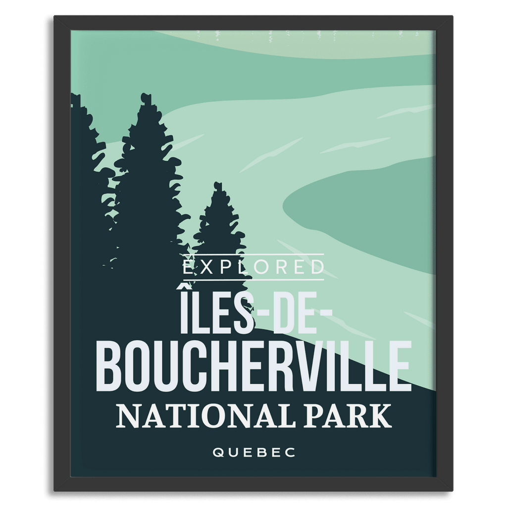 Iles-de-Boucherville National Park 'Explored' Poster, Canada Parks