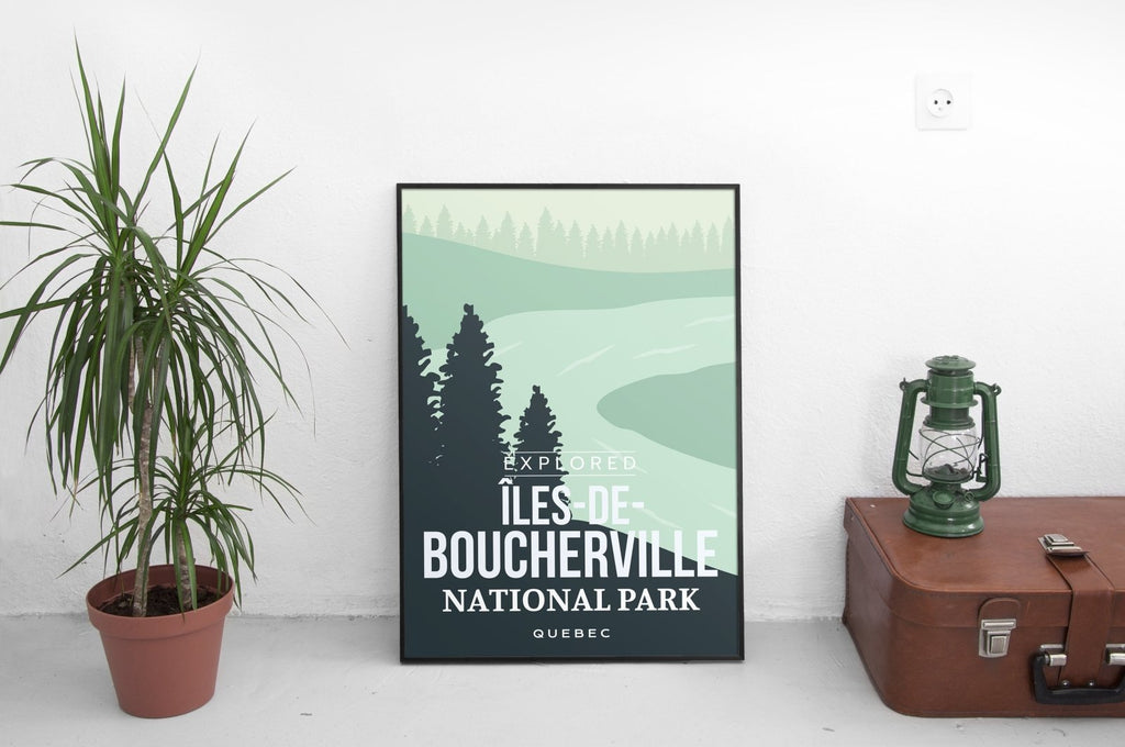 Iles-de-Boucherville National Park 'Explored' Poster, Canada Parks