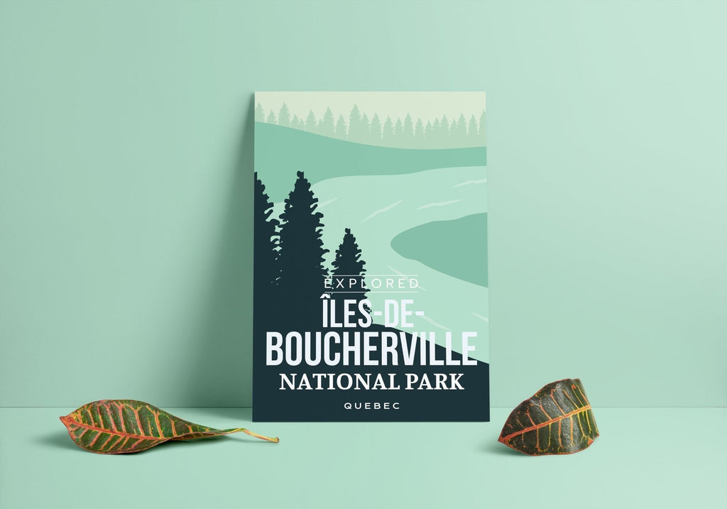 Iles-de-Boucherville National Park 'Explored' Poster, Canada Parks