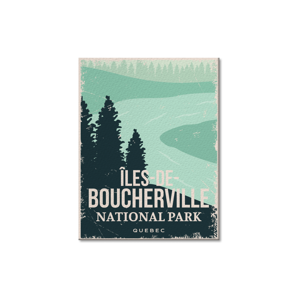 Carte postale du parc national des Îles-de-Boucherville du Québec