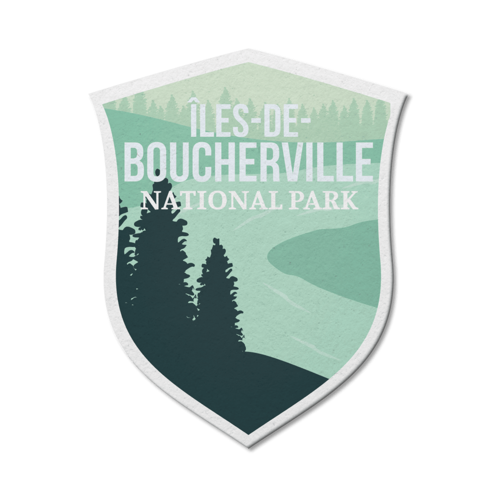 Autocollant en vinyle imperméable du parc national des Îles-de-Boucherville, Québec 
