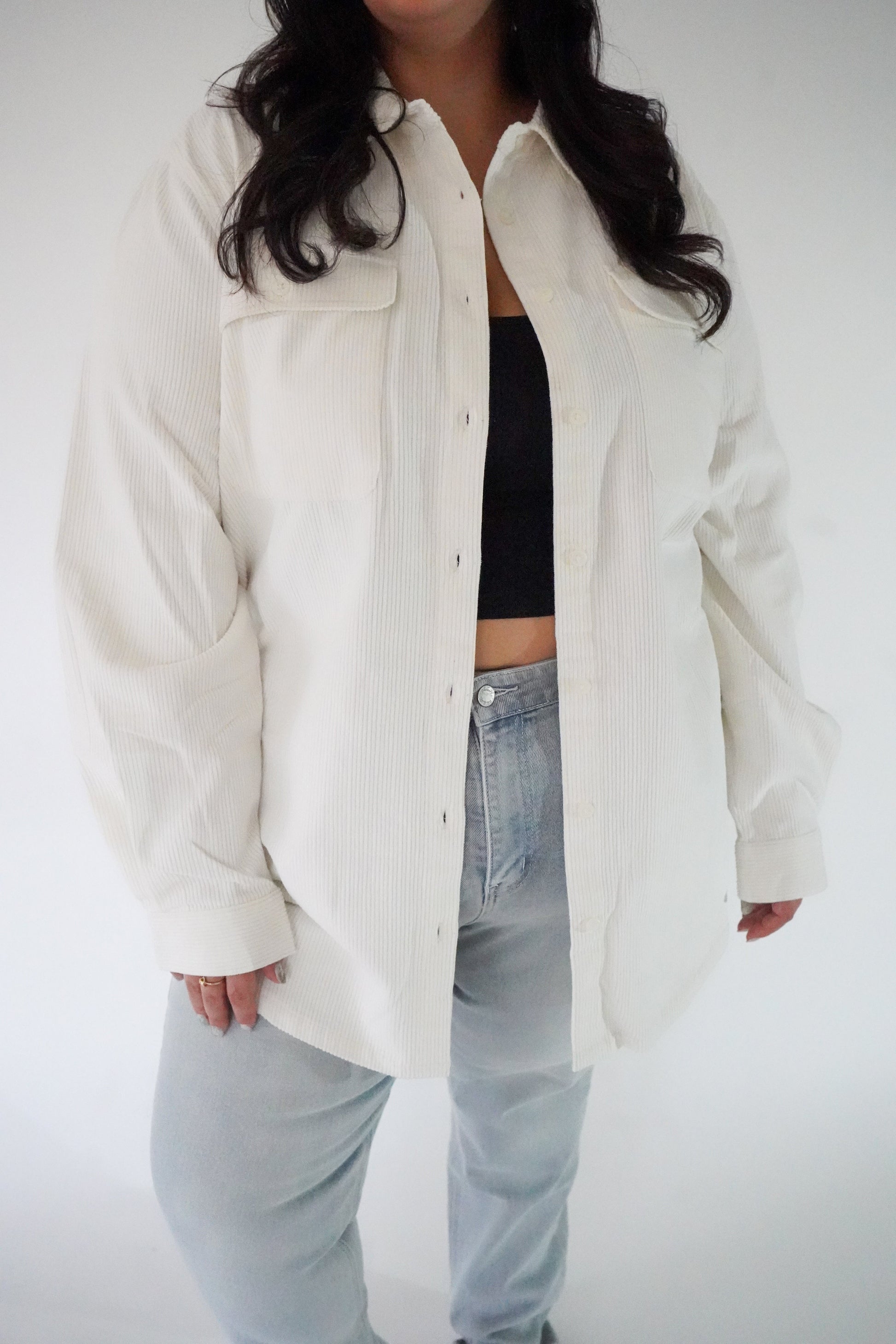 Corduroy Jacket - Cream