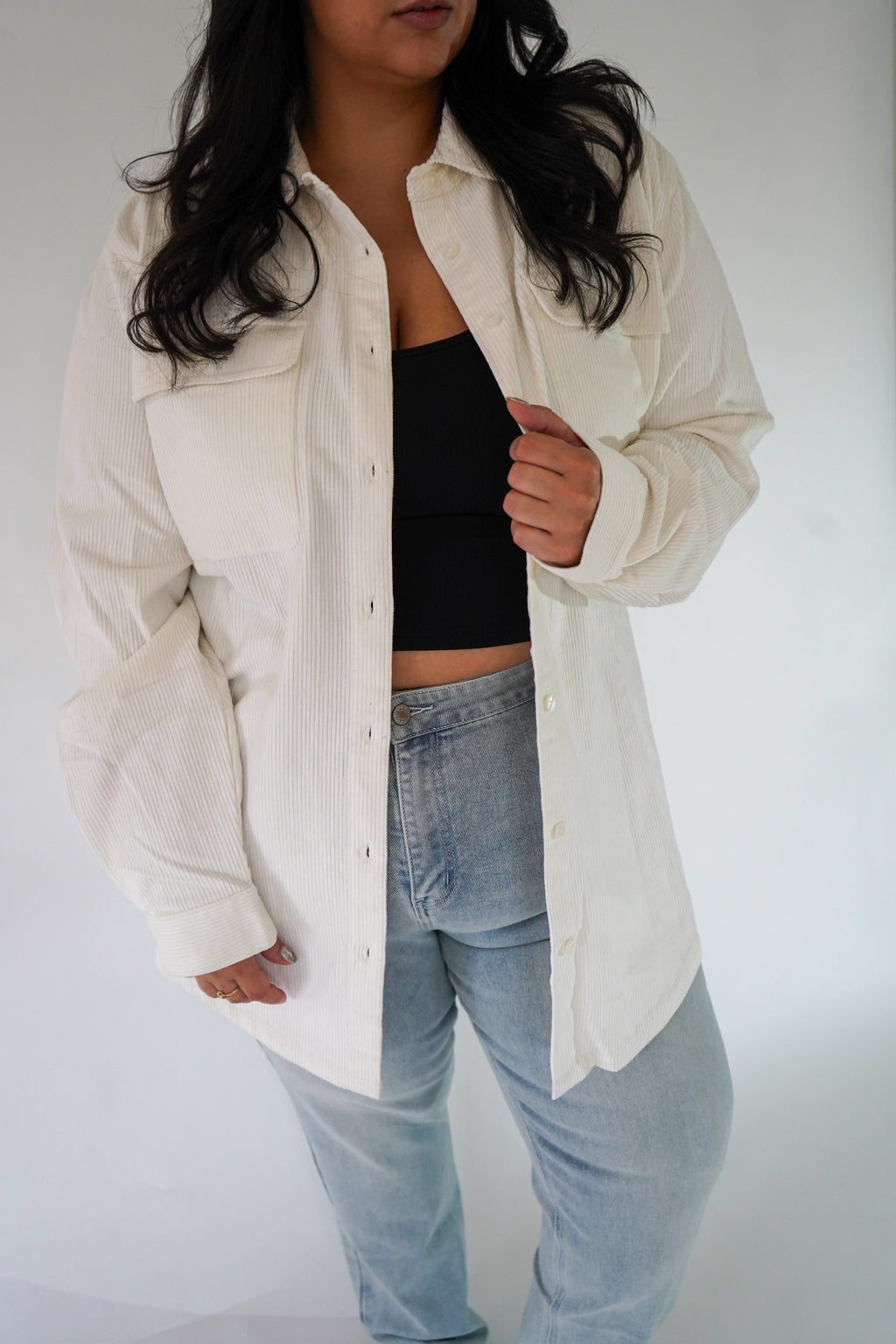 Corduroy Jacket - Cream