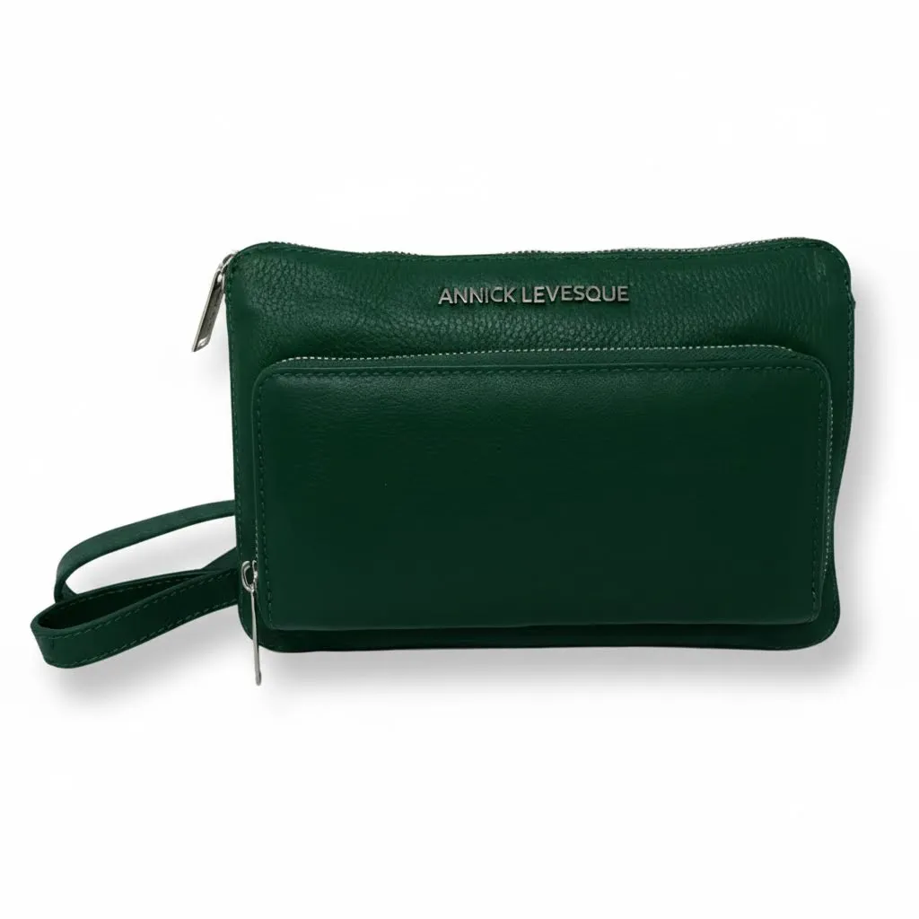 Small Crossbody Wallet Dark Green - Carmen