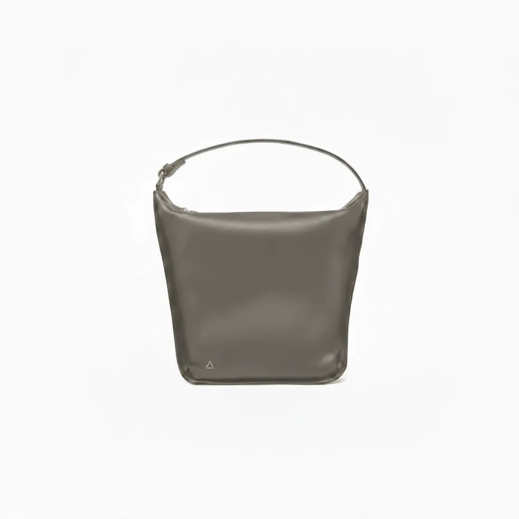 Soft Shoulder Bag, Pewter | Julie
